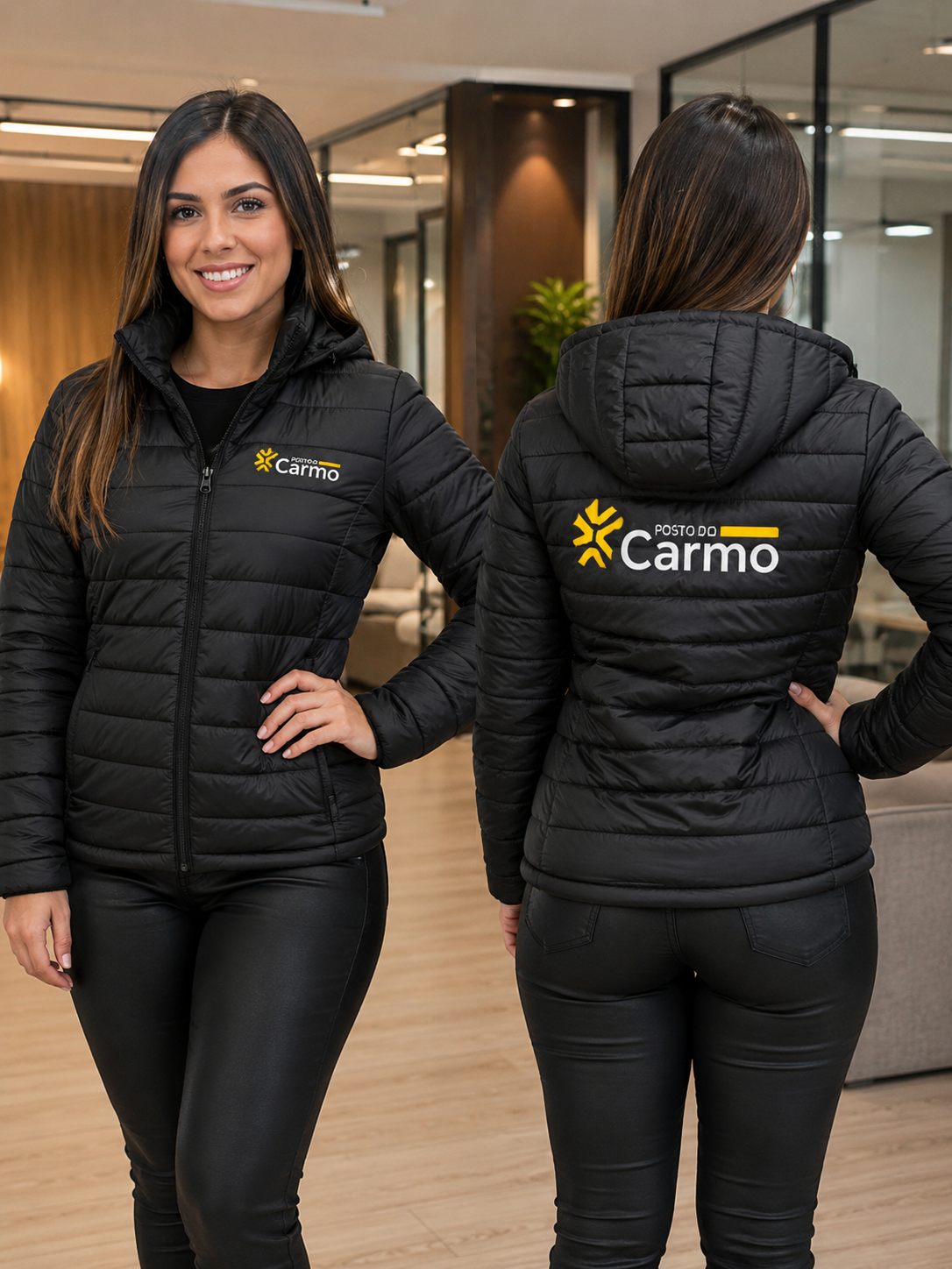 Jaqueta puffer bobojaco personalizada Full Fardas